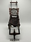 Antique Vintage 1800s Wicker Metal Baby Doll Carriage stroller