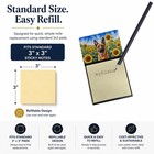 Caroline s Treasures Belgian Malinois Sunflowers Watercolor Sticky Note Holder