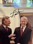 President Jimmy Carter Kirk Douglas Photo Signed Autographed 8x10 White House