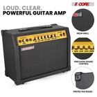 5 Core Guitar Amp 50w Electric Portable Mini Amplifier W Built In 8  Speaker