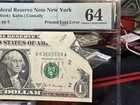      1969b   1 Federal Reserve Note   New York    b        printed Fold Error    Pmg 64