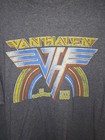 Van Halen In Concert Live 1980 Gray Graphic T-shirt Size Xl Rock   Pop
