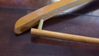 Fratelli Reguitti Heavy Wooden Clothes Hanger Vintage Made In Italy