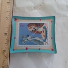 Vintage Refrigerator Magnet  Lady   The Tramp Postage Stamp Magnet    Magnet Shi