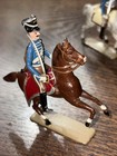 Vintage Lead Britians Soldiers On Horseback  Lot Of 5