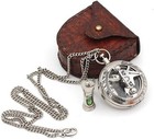 Brass Nautical Compass Necklace - Perfect Gift For Adventurers And Explorers