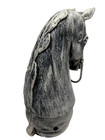 Vintage Antique Cast Iron Horse Head Hitching Post 12    16lbs Heavy Free Shipping