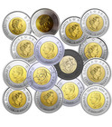          Rare Canada Colored Toonie  2 Dollars 15-coins Full Set  2017-2026