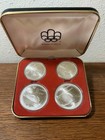 1976 Montreal Canada Olympics Silver Uncirculated Set Of 4 Coins