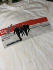 Mens  U2 Vertigo 2005 Concert T Shirt White Original Rock Tour