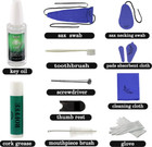 Saxophone Cleaning Kit Maintenance Cork Grease Swab Strap Cloth Reed Case Thumb
