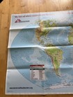 Doctors Without Borders 2008 World Map Humanitarian Poster Folded Brochure Usa
