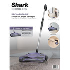 Shark Cordless Carpet   Floor Sweeper  12-in  Cleaning Path  Motorized V2945z