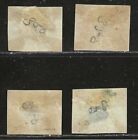Peru Stamps --  4  Pacific Steam Nav Co  -- 1857 -- Unused