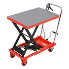        hydraulic Lift Table Cart 500lbs Lift Table Capacity 28 5  Lifting Height Whe