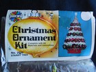 Sequin Beaded Christmas Starry Mini Tree  2020 Ornament Kit Foam Vintage Nos  80