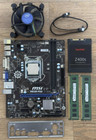 Combo Msi H81m-p33 Motherboard With I3-4160 Cpu 8gb Ram 128gb Ssd   Cooler