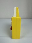 Vtg Fisher Price Wind-up Music Box Radio  795 Scrolling Window 1981 Yellow Retro
