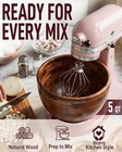 5qt Wood Mixing Bowl For Kitchenaid 4 5   5 Qt Tilt-head Stand Mixers