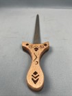 Vintage Toledo Letter Opener Original Blade New Wood Handle 10 Inch Long