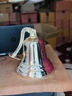 Large Nautical Ship s Boat Bell 9  Solid Brass Marine Maritime Wall Decor New