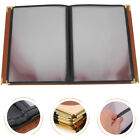 Menu Sleeve Bar Menu Cover Recipe Transparent Holder Menu Pvc Protective Cover