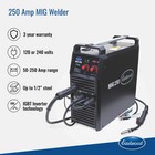 Eastwood 250 Amp Mig Welder Welds Up To 1 2 Inch Thick Plate