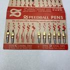 Vintage Speedball Pens 24 Gold Calligraphy Nibs Set A B C D Tips Card Assortment