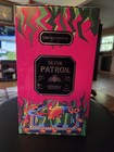 Patron Silver Tin Limited Edition Tin Pink Fuscia Mexico Aztec Design