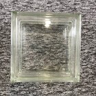 Vintage Owens Illinois Glass Block 1930s 1950s Clear Architectural Salvage 8x8x4