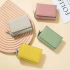 Women Rfid Blocking Small Wallet Leather Card Holder Pocket With Zip Coin Purse