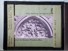 Chartres House  13th C  Sculptured Typanum Of Window  Magic Lantern Glass Slide