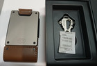 Proof Wallet The Legacy Burnished Oak Full Grain Leather- Satin Gunmetal
