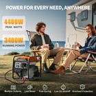 2025 Upgraded Portable Inverter Generator 4400watt Gas Powered For Home Backup