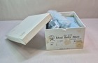 Vintage 1940s Mrs Day s Ideal Baby Shoes Fur Trim Size 2 - Nib