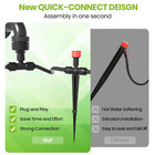 Drip Irrigation System  50 Ft Quick Connector Garden Watering System  Automatic 