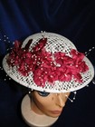 Women Kentucky Derby Hat Tea Party Bridal Dress Wedding Church Sun Hat