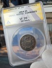 1864 2c Two Cent Coin Small Letters  Anacs Vf20 Details Free Shipping