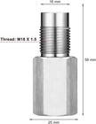 Mini Catalytic Converter Oxygen Sensor Adapter