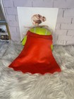 Fao Schwarz Heroes Turtle Plush Stuffed Animal  Green red  Small  6-14 In 