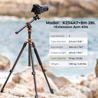 K f Concept 78 Inch Camera Tripod Monopod   Extension Boom Arm 360   Ball-head