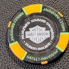 Murphy s Hd   ireland  Blk org n Grn  interernational Harley Davidson Poker Chip