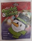 Vtg The Original Makit   Bakit 2 Pc Christmas Ornament Set Angel   Snowman 8 