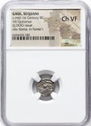 Gaul Sequani Ancient France 50 Bc  Julius Caesar Celtic Silver Coin  Ngc Ch Vf