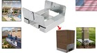 Bolt-down 6x6 Post Base  Electro-galvanized  6-pack