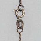 925 Sterling Silver Pendant Necklace Clear Stones Script Design 20  Chain 3 277g