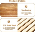 10 Frame Bee Hive Coated   Beeswax Beehive Kit Include 2 Deep   1 Medium Bee Box