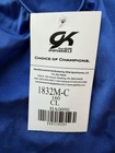 Gk Elite 1832m-c Girls Gymnastics Leotard Blue Child Large Cl New With Tags