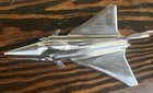 Aluminum Saab Viggen Factory Model Metal Desktop Dassault Rafale 1960s Circa