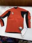 Volcom Wetsuit Shirt Jacket Small Men s Orange Long Sleeve 2mm Stone Neo Surf To